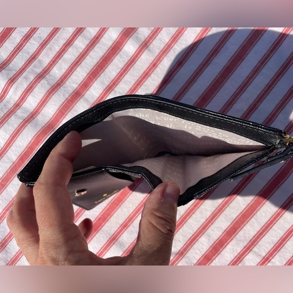 Kate Spade black-and-white polkadot small wallet - Picture 5 of 5